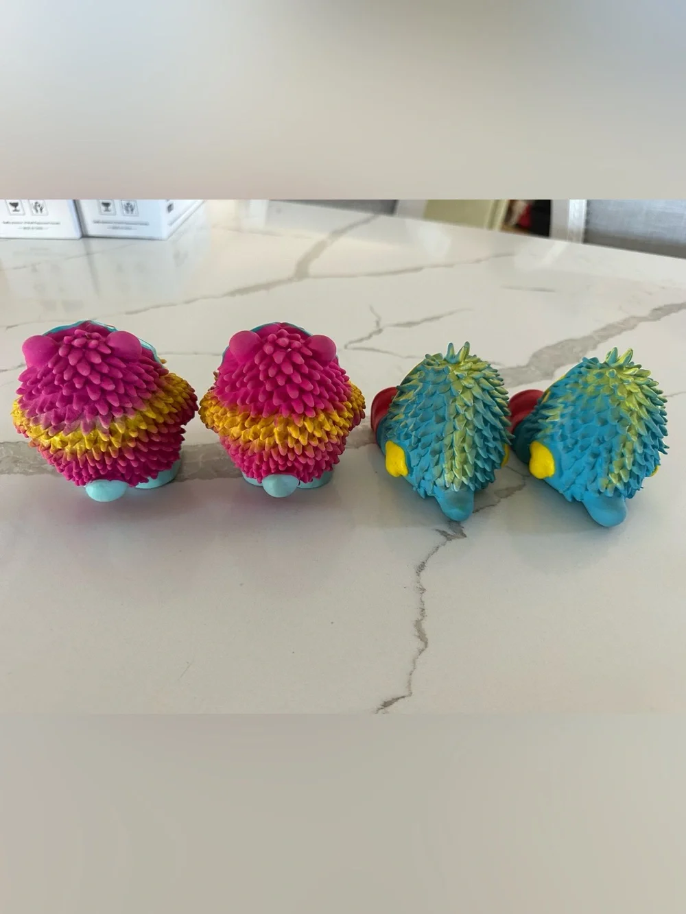 Hartz Colorful Squeaker Nubbie Dog Toys Used